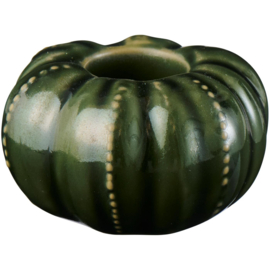 92339-22 | Candle holder pumpkin - green | Ib Laursen - Binnenkort verwacht!