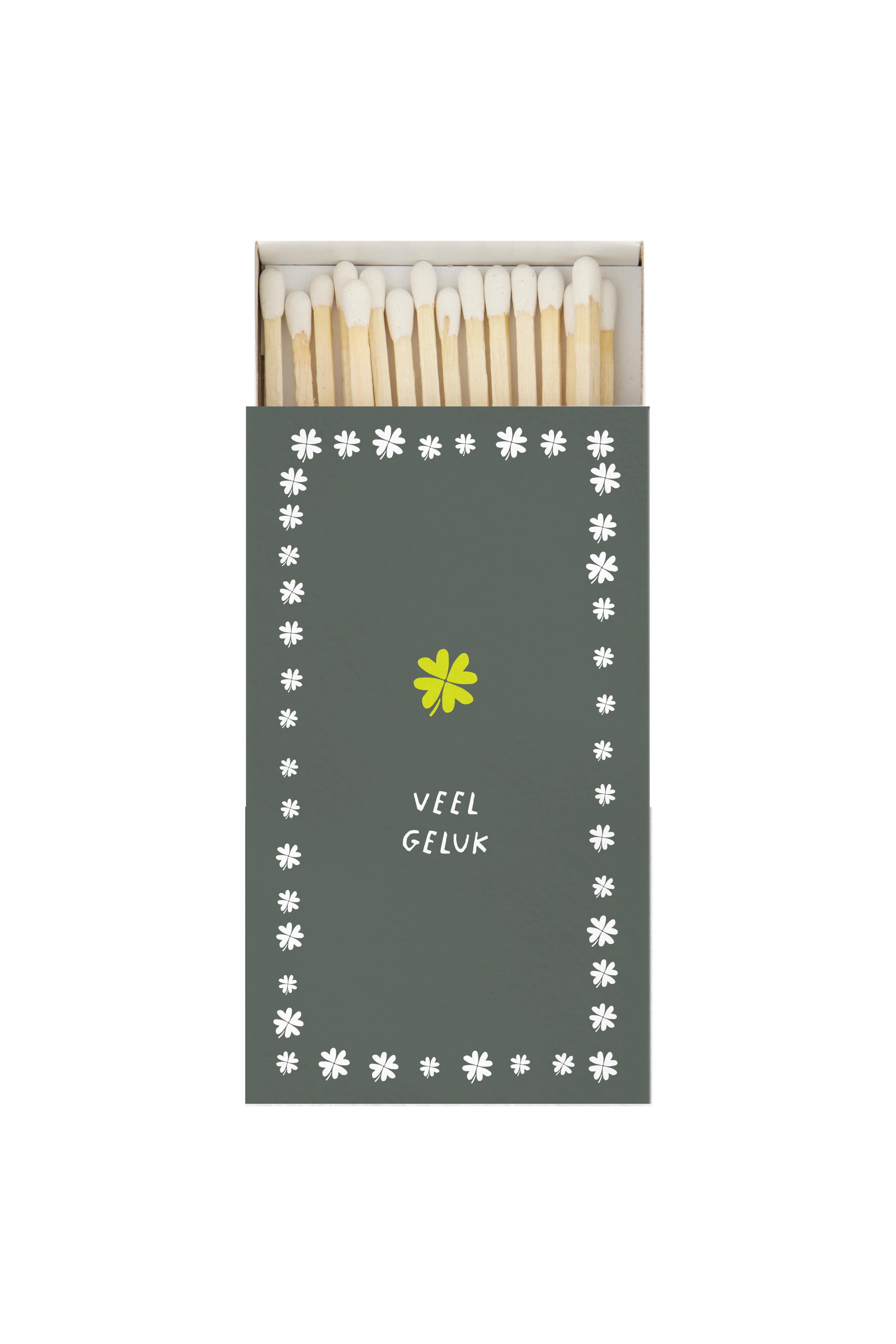 Lucifers veel geluk - wit/groen | Zusss 
