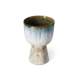 AFC0009 | Retro flower pot - glacier | HKliving - Eind juni verwacht!