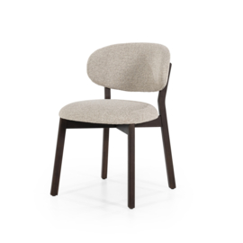 96255 | Stoel Mikky - bruin/taupe | Eleonora