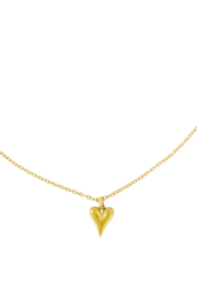 Ketting met hartbedel - goud | Zusss