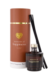 Geurstokjes in koker moments of happiness - bruin/wit/goud  | Zusss - Binnenkort verwacht!