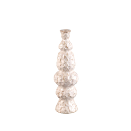 738304 | Kirsey candleholder irregular B - cream | PTMD - Verwacht in oktober!