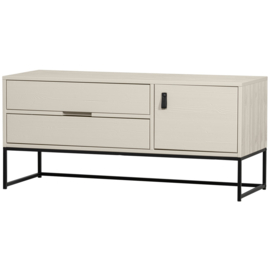 374070-D | Silas tv meubel 120cm - grenen dust [fsc] | WOOOD Exclusive