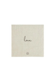 Servetten love 16,5x16,5cm - linnenlook | Zusss 