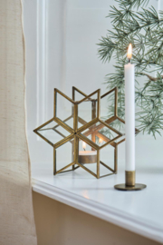 08081-17 | Candle holder w/ glass star-shaped | Ib Laursen - Binnenkort verwacht!