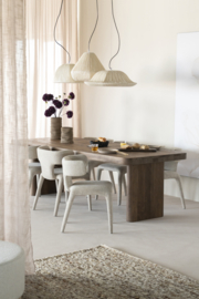 96428 | Eettafel Edward 300 x110x76 - bruin | Eleonora