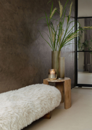 734502 | Hair bench with wooden legs - beige | PTMD 