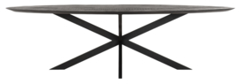 BT 611385 | Timeless Black eettafel Shape 280 cm - ovaal | DTP Home