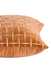 6886290 | Kussen Romain 45x45 cm - oranje | Light & Living