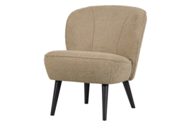 375690-TS | Sara fauteuil - teddy sand | WOOOD