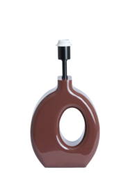 1743379 | Lampvoet 23,5x12x42,5 cm KANTI - burgundy | Light & Living