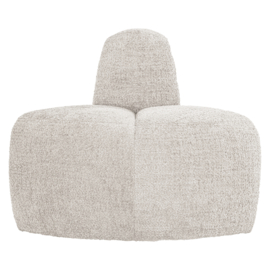 377901- WE | Mojo eetbank hoek rond rugleuning - wollig ecru | WOOOD