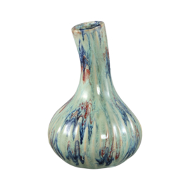 725209 | Jaclyne vase garlic shape L - green | PTMD