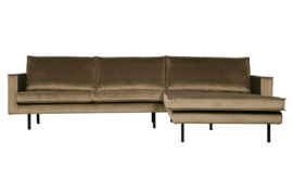 800902-12 | Rodeo chaise longue rechts - velvet taupe | BePureHome