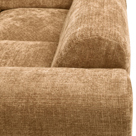 375075-H | Cloud hoekbank rechts - geweven chenille honinggeel | WOOOD