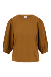 Pofmouw top - camel | Zusss 