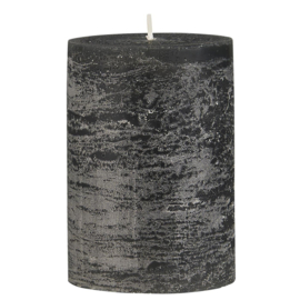 4176-55 | Rustic candle - dark green Ø:7 H:10 | Ib Laursen 