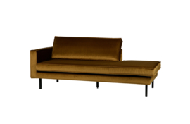 800743-14 | Rodeo daybed left - velvet honing geel | BePureHome