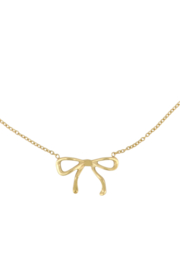 Ketting met strik - goud | Zusss