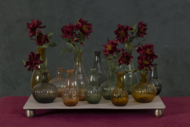722221 | Fann recycled glass vase C - brown | PTMD