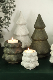 735629 | Malin tree candleholder S - green | PTMD - Begin november verwacht!
