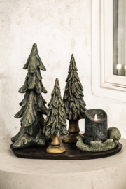 734693 | Thao tree shaped statue S - dark green | PTMD - Begin november verwacht!