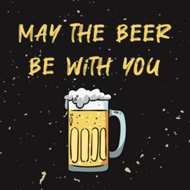 TE2822 | Tegeltje may the beer be with you | HomeBound by KY