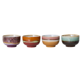 ACE7258 | 70s ceramics: noodle bowls, Geyser (set of 4) | HKliving