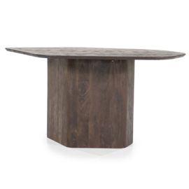 95955 | Eettafel Beau 150x124 - bruin | Eleonora