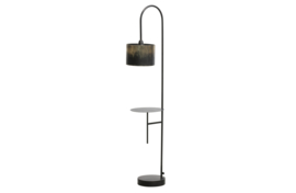 801008-Z | Blackout vloerlamp metaal zwart | BePureHome