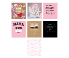 Doosje miniposters met houder - mama | Give-x