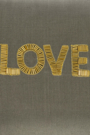 Kussen love 35x25cm - antracietgrijs | Zusss 