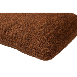 377468-RM | Mojo kussen - boucle roestbruin  melange| WOOOD