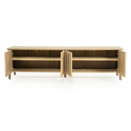 96404 | TV meubel Jake 4-drs. - naturel | Eleonora