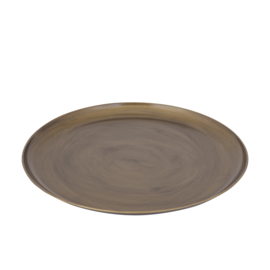 728615 | Tyrae round plate XL - gold | PTMD