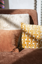 240200 | Pillow Mosa 50x50 cm - burgundy | By-Boo