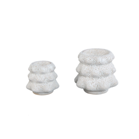 735618 | Malin tree candleholder S - white | PTMD - Begin november verwacht!