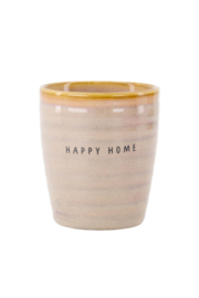 Koffiemok happy home - creme | Zusss