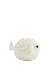 7606246 | Ornament 25,5x14,5x14 cm FISH - crème parelmoer | Light & Living