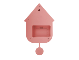 KA6094PI | Wall clock modern cuckoo Oro - rose tan | Karlsson by Present Time