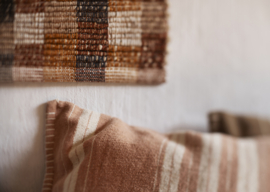 PI-12090A | Handwoven wall deco - rust | Madam Stoltz