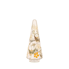 735975 | Ailla tree statue with dried flowers S - orange | PTMD