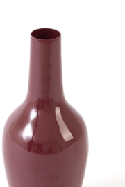 5792379 | Vaas Ø8x19 cm JAVIER - burgundy | Light & Living - Binnenkort verwacht