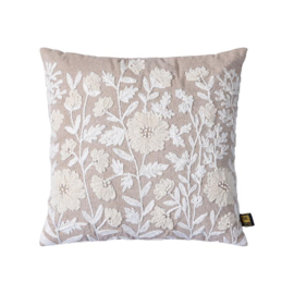 719911 | Osten cushion with leaves - natural | PTMD