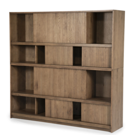 96211 | Boekenkast Milo - bruin  | Eleonora