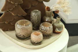 735412 | Jalenn bubble tealight S - beige | PTMD