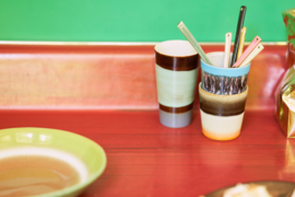 ACE7191 | 70s ceramics: latte mug, Patina | HKliving *uitlopend