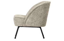 800748-WH | Vogue fauteuil - Structure velvet Wheatfield| BePureHome