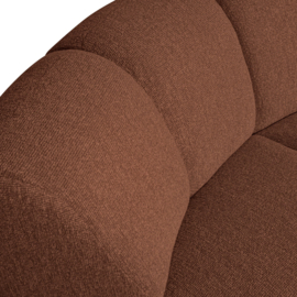 377458-RM | Mojo hoekelement - bouclé roestbruin melange | WOOOD